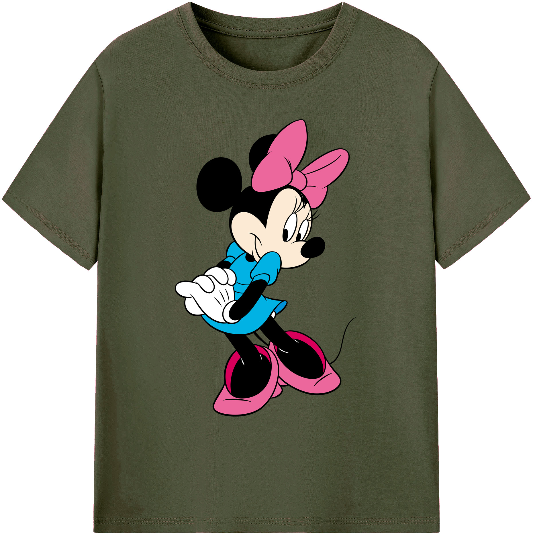 ミッキーマウス Mickey Mouse 綿100％ メンズ半袖Tシャツ｜肌触りやわらか＆通気性